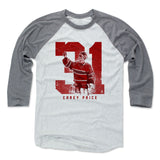 Mens Baseball T-Shirt Heather Gray / Ash