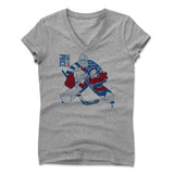 Womens Women's V-Neck Athletic Gray