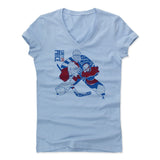 Womens Women's V-Neck Baby Blue