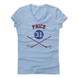 Womens Women's V-Neck Baby Blue